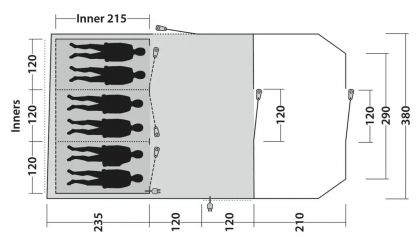 Tent Carolina 6 Outwell