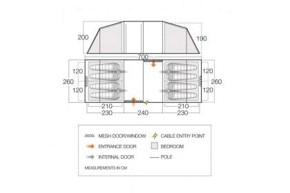 Tent Castlewood 800xl Mineral Green