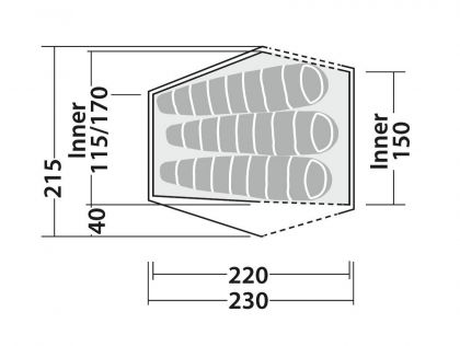 Tent Chaser 3xe Robens