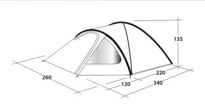 Tent Cloud 4 Outwell '22