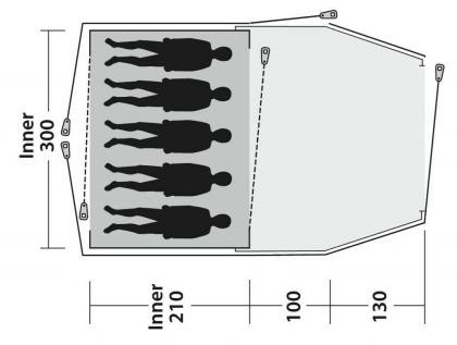 Tente Cloud 5 Plus Outwell 25