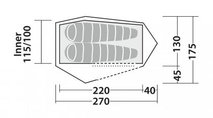 Tent Cress 2 Pro Robens