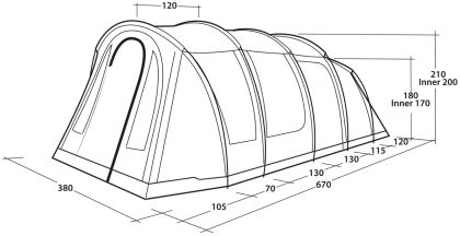 Tente Edmonds 6 Tc Outwell