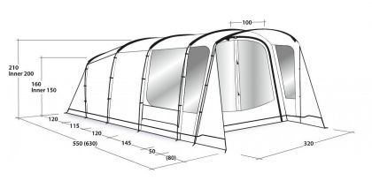 Outwell Tent Greenwood 5