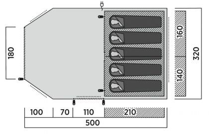 Tent Hamra 5 Easy Camp