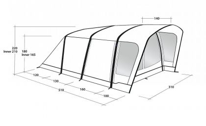 Tent Hayward Lake 4atc Outwell