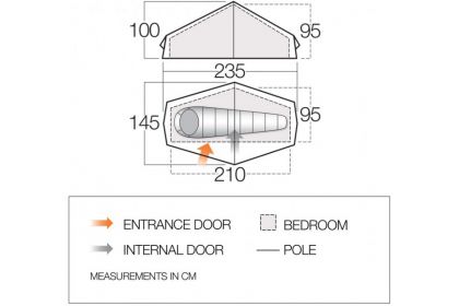 Tent Helium Ul1 F10 Alpine Green Vango