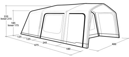 Tente Iowa 6 Air Outwell