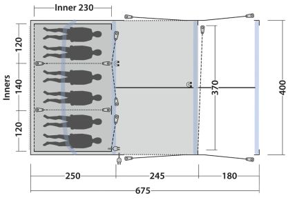 Tente Iowa 6 Air Outwell