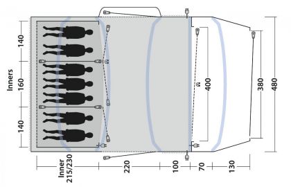 Tent Jacksondale 7pa