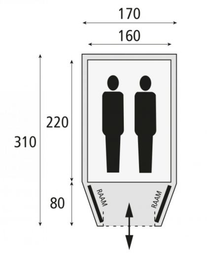Tent Kenia 200 Poly Safarica