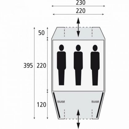 Tent Kenia 230 Polyester