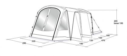 Outwell Tent Nevada 4pe