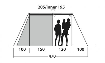 Tent Nevada 4pe