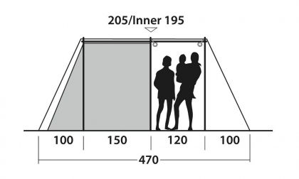 Outwell Tent Nevada 4pe