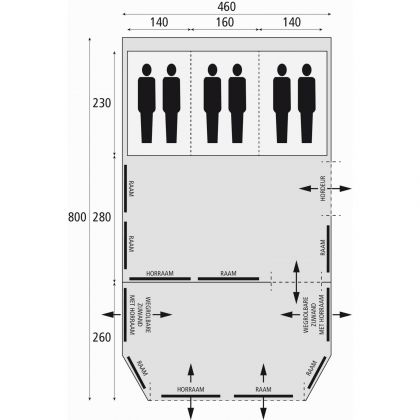Tent Royal Prestige 460 (2) Be/anthr