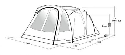 Outwell Tent Springwood 6sg