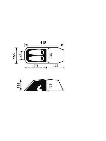 Tente Valley View 2 Moss