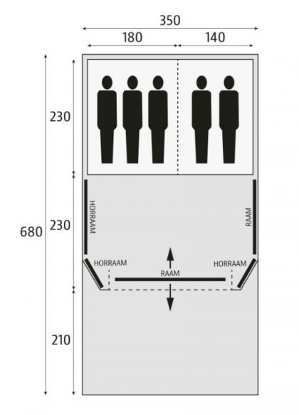 Tent Wave Prestige 350 Dlx Rstc Bardani