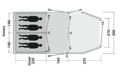 Tent Yosemite Lake 4tc 22 Outwell