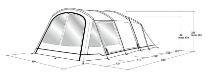 Tent Yosemite Lake 4tc 22 Outwell