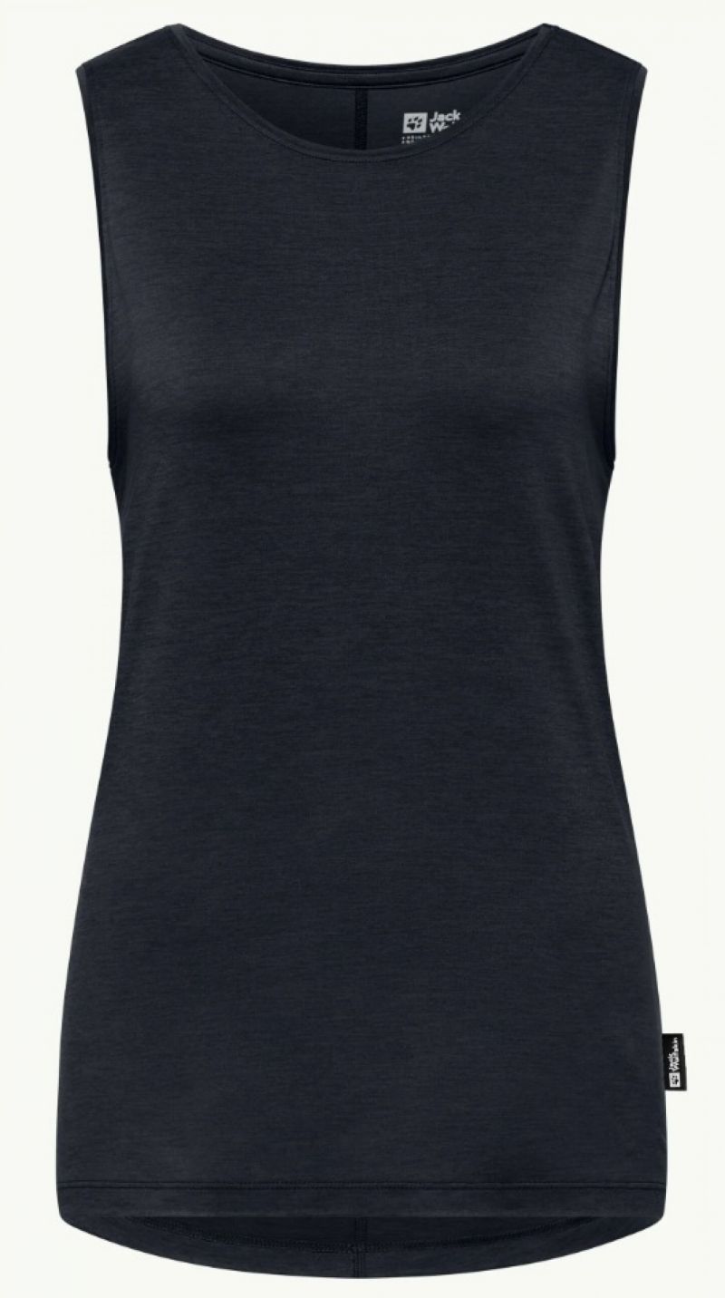 Travel Top S Women Dark Navy Heather