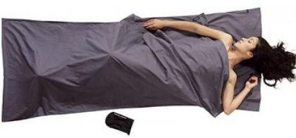 Travelsheet 100% Cotton Grey Cocoon