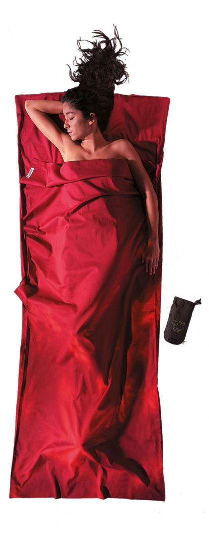 Travelsheet 100% Cotton Monk's Red