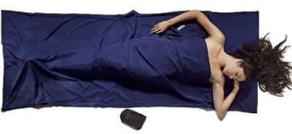 Travelsheet Microfiber Blue Cocoon