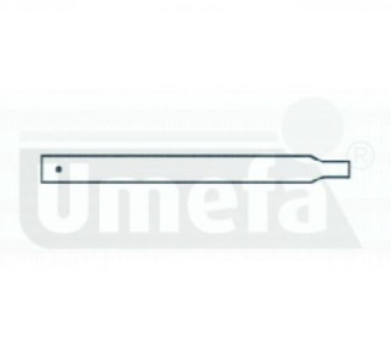 Tussendeel 19mm 70-65cm - Gat- Veer