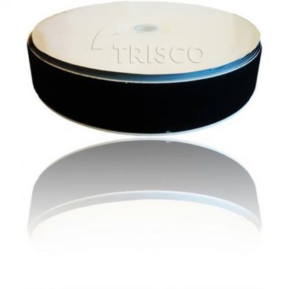 Velcro 25mm Noir Pin Autocol.