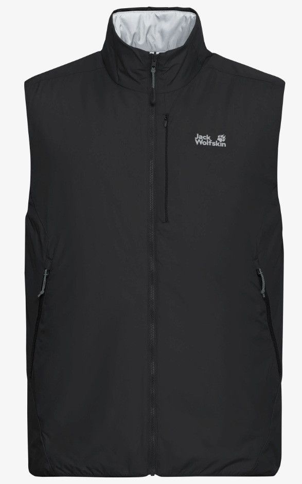 Vest Trail Light Ins 2in1 M Men Black