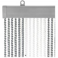 Vliegengordijn Korda Wit/grijs 60x190cm