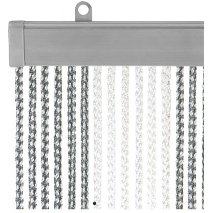 Vliegengordijn Korda Wit/grijs 60x190cm