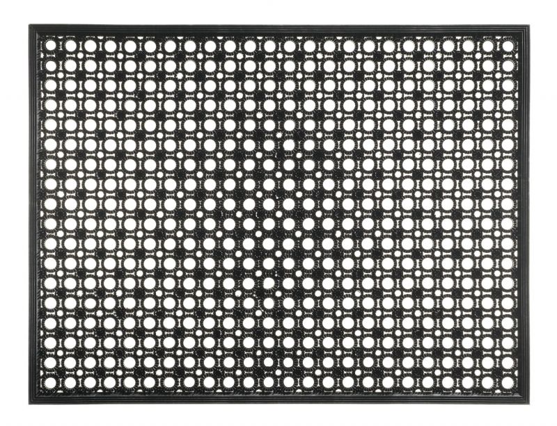 Deurmat Zwart Outdoor 600gr 48/62