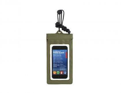 Kikkerland Waterproof Phone Sleeve Green