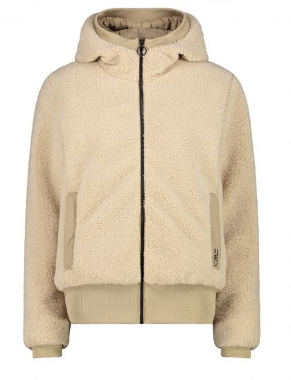 Woman Jacket Fix Hood 48 Crema