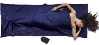 COCOON TravelSheet Microfiber drap de sac bleu