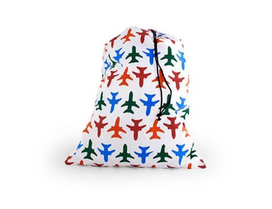 Kikkerland Planes Travel Laundry Bag reiswaaszak 20L