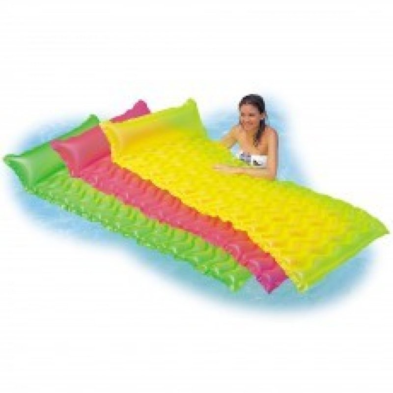 INTEX Tote'n Float opblaasbaar luchtbed roze 229 x 86 cm