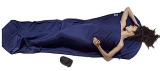 COCOON MummyLiner drap de sac en microfibre bleu