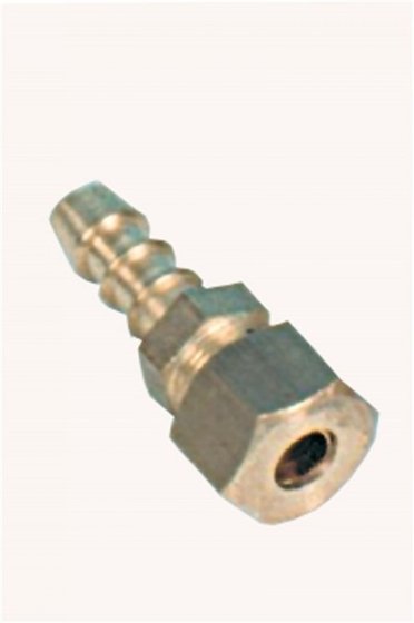 Gimeg messing schlauchtülle mit klemmringverschraubung 6/8 mm