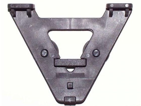 Repusel triangular strip mirror with 2 suction cups