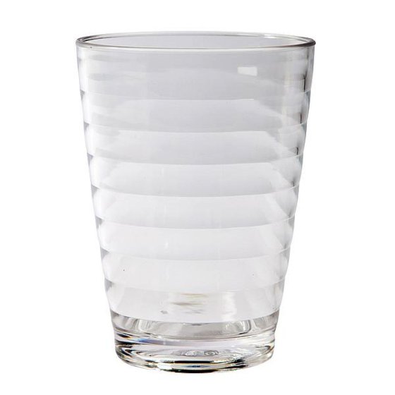 Bo-Camp Deluxe Limonadenglas gerippt 350 ml Polycarbonat