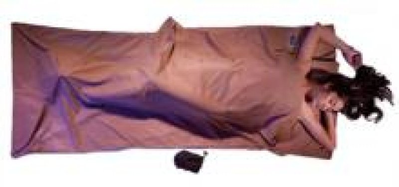 COCOON TravelSheet lakenzak Egyptisch katoen khaki