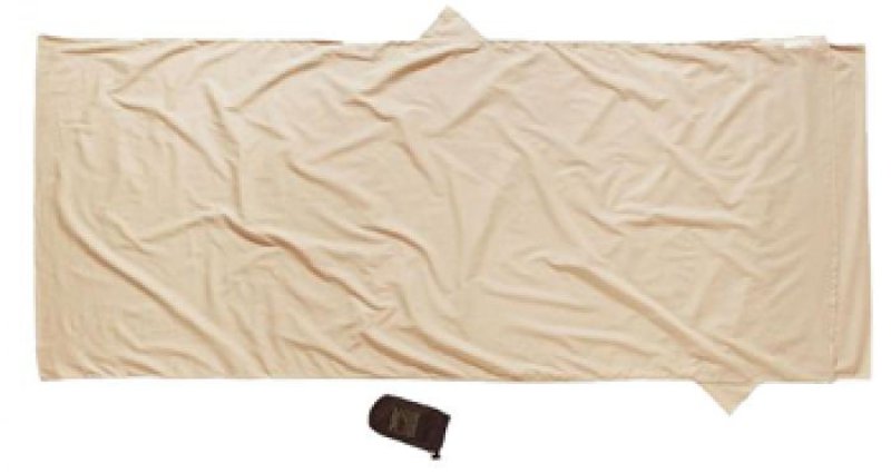 COCOON Insect Shield TravelSheet drap de sac en coton égyptien sand