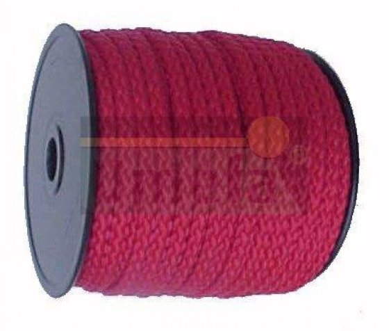 UMEFA Nylon-Abspannleine auf Rolle 3 mm 50 m rot