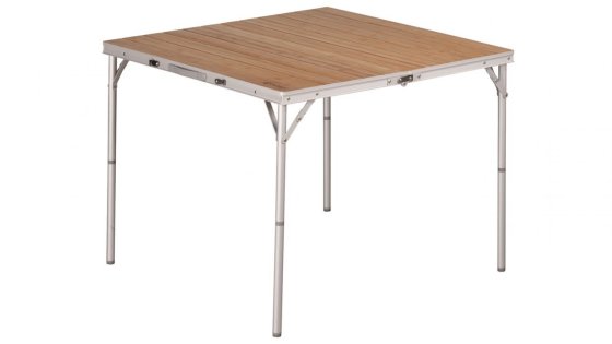 Outwell Calgary M Campingtisch aus Aluminium und Bambus