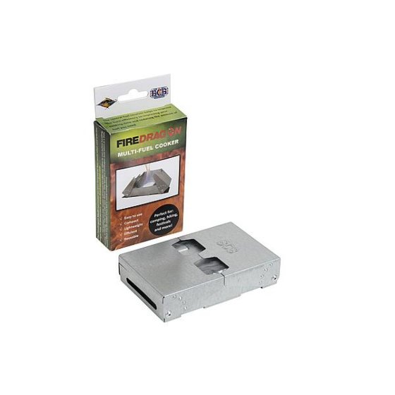 Fire Dragon foldable camping stove with windscreen