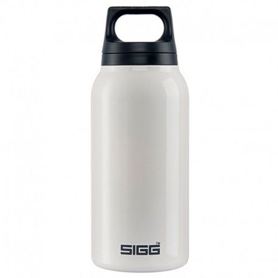 SIGG Hot & Cold thermos bottle 0.3L white with tea filter